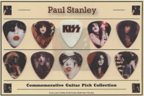 Paul Stanleycommemorative Guitar Pick Collection