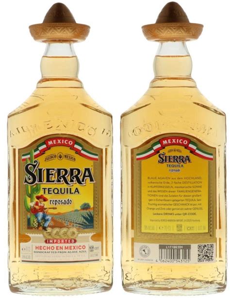Tequila Sierra Gold Reposado Tequila