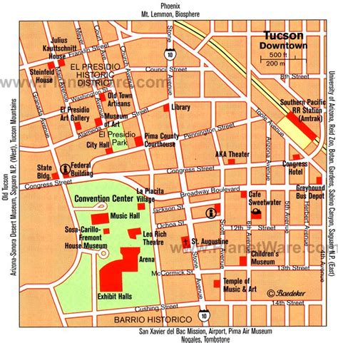 29 Street Map Of Tucson Az Maps Database Source