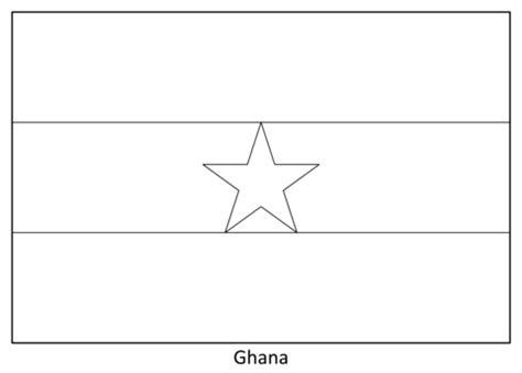 Best Ideas For Coloring Ghana Flag Coloring Page
