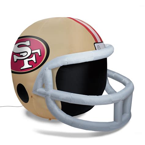 4 Nfl San Francisco 49ers Team Inflatable Football Helmet Seasons