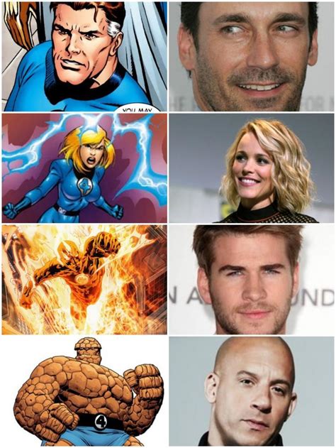 Re Casting The Mcu Fantastic Four Tuetego