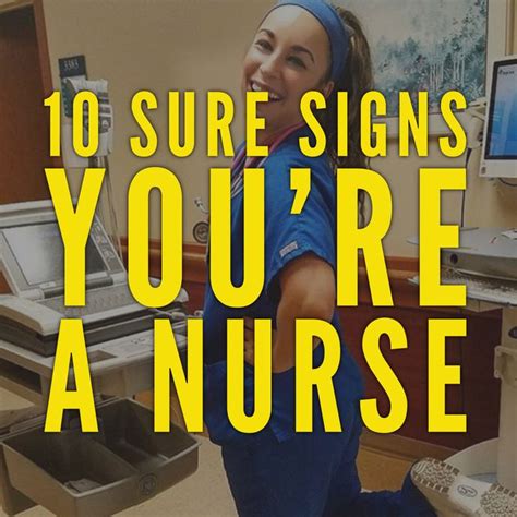 10 sure signs you re a nurse scrubs the leading lifestyle nursing magazine featuring