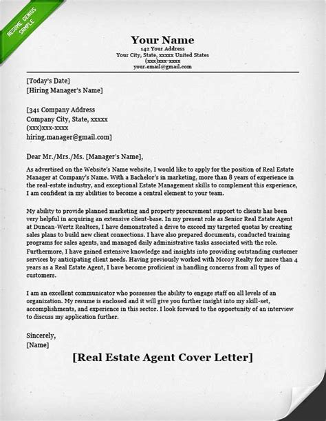 Be sure to clearly indicate your confident communication expertise and customer service experience on your resume. Real Estate Agent Cover Letter | Resume Genius