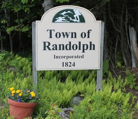 Randolph New Hampshire Town Welcome Sign Welcome Sign Towns New
