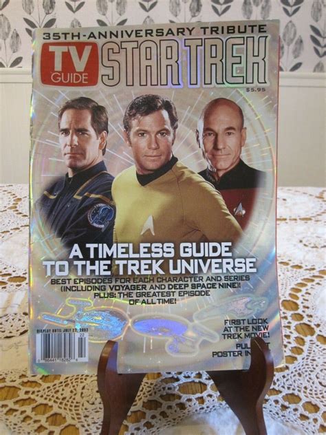 tv guide star trek 35th anniversary tribute magazine 2002 ebay