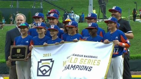 Little League World Series Winners Taylor North Get Trip To Mlb World