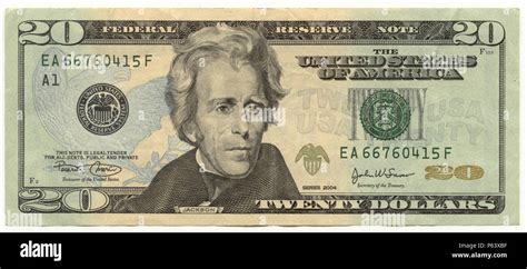United States Of America 20 Dollars 2004 United States Currency Bank