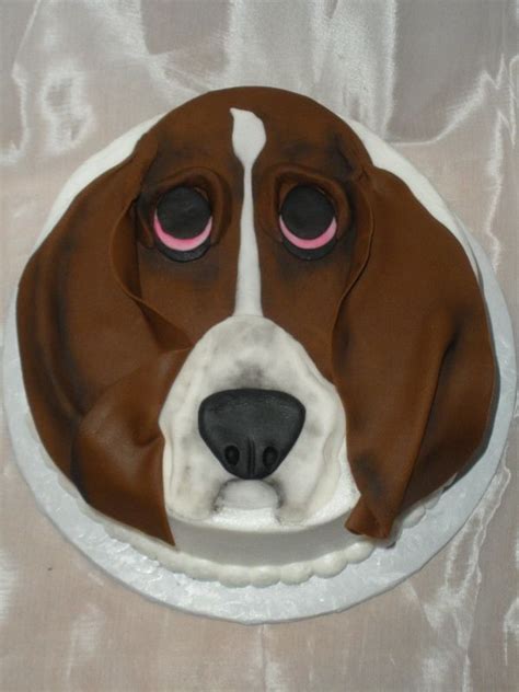 My dad was given surprise party on his fortieth birthday. Basset Hound Birthday Cake - I made this cake for my ...