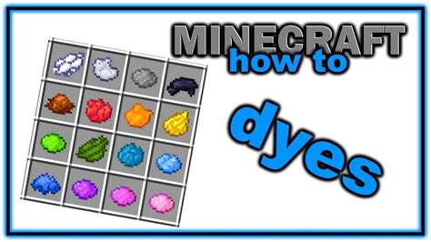 Minecraft Dye Guide Archives Creepergg