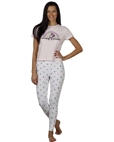 Disney Disney Womens Pajama Fun Tee And Lounge Pants Adult Sleepwear Minnie Size 3x Plus