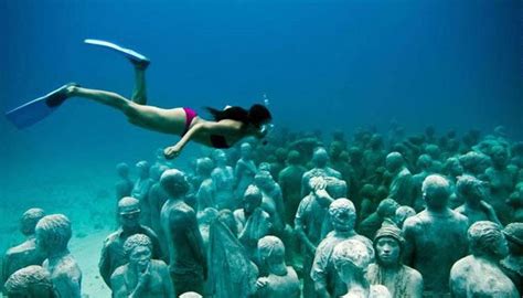 Today World News Extraordinary Underwater Art Exhibition