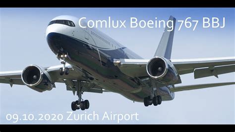 Comlux Boeing 767 Bbj Takeoff And Landing Multiview Sam Chui On