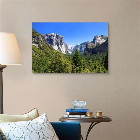 Yosemite National Park Canvas Wall Art Print Mountain Home Decor Ebay