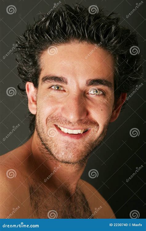 Handsome Caucasian Man Stock Photo Image Of Smile Happiness