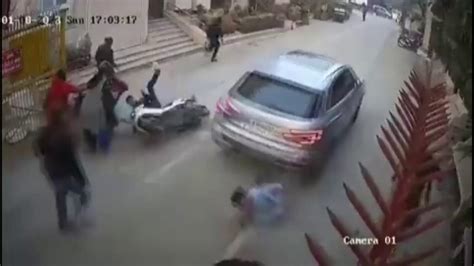 Video Shows Audi Car Running Over People After Clash Between Couples