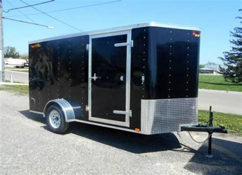 6x12 Doolittle Enclosed Trailer V Nose Ramp Door New 3250