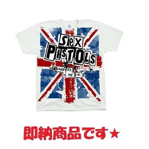 【即納】sex Pistols Anarchy Big Logo Wht Tシャツ バンドtシャツ専門店garapa Gosガラパゴス