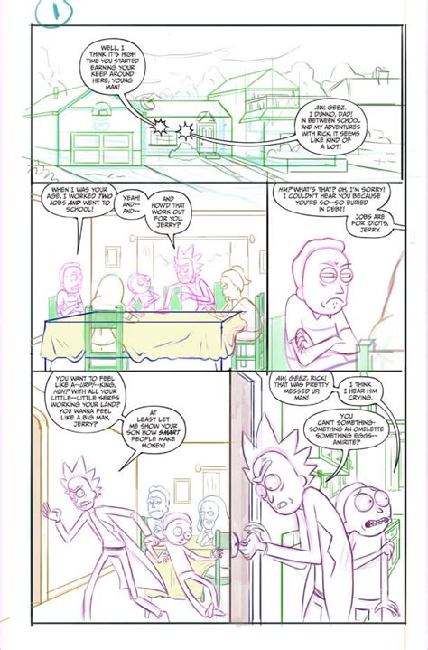 Rick And Morty Comic Book Preview Revealed