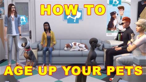 Sims 4 Cats & Dogs: How to Age Up Pets - YouTube