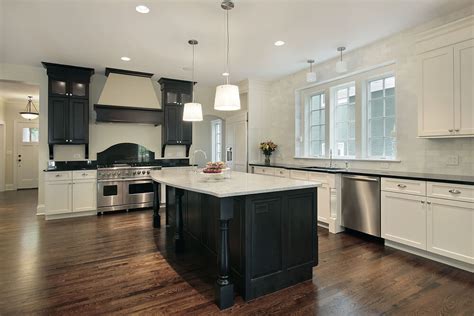 White vs dark kitchen cabinets. 52 Dark Kitchens with Dark Wood OR Black Kitchen Cabinets ...