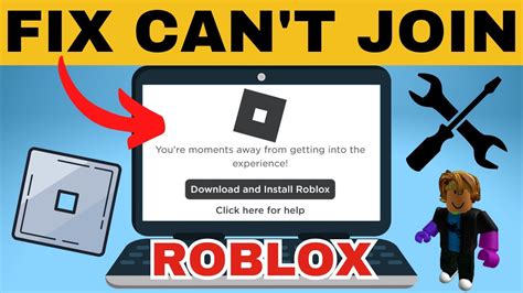 Fix Cant Join Roblox Game Roblox Cant Play Games Fix Youtube