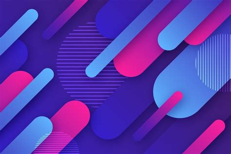 Free Vector Colorful Abstract Wallpaper Design