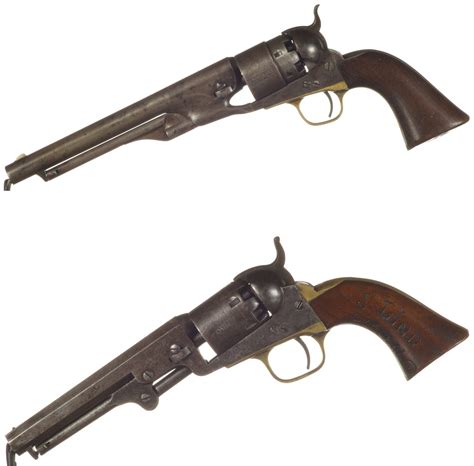 Two Civil War Era Colt Percussion Revolvers Rock Island Auction