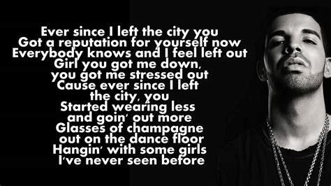Drake Hotline Bling Lyrics On Screen 1280x720 Youtube