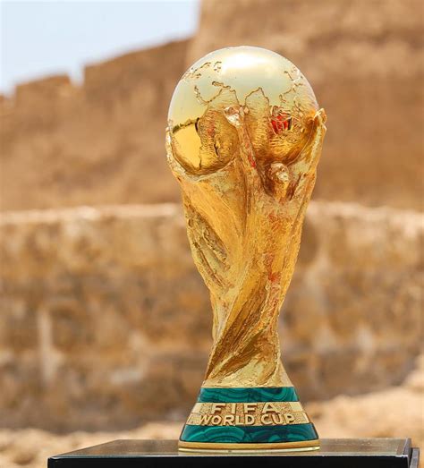 honav 2022 fifa world cup qatar replica trophy with stand own a collectible version of world