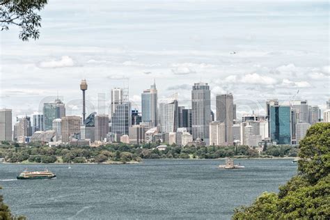 Buildings Of Sydney Wonderful City Skyline Stock Image Colourbox