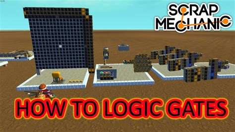 Logic Gates Coord Grid And More Advanced Examples Scrap Mechanic Hd