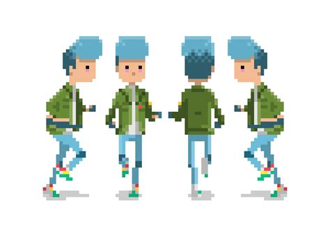 Crossingsouls Walk Cycle Game Character Design Character Art Sprite Pixel Animation