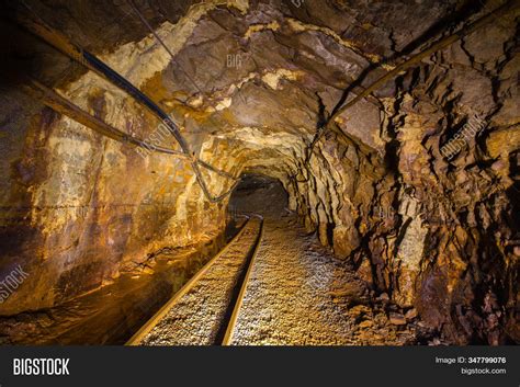 Underground Gold Mine Image And Photo Free Trial Bigstock