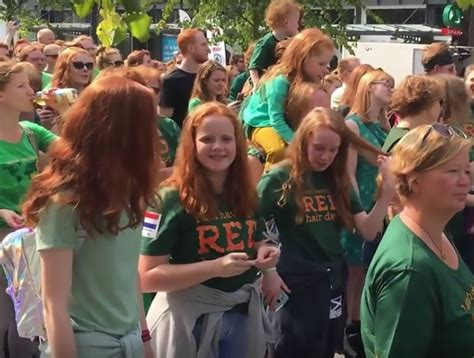International Redhead Festival In Breda Holland Attracts Thousands Of