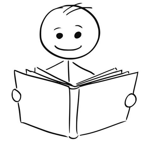 Stick Figure Book Illustrations Royalty Free Vector Graphics And Clip