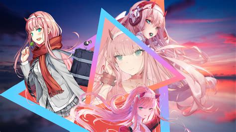 How to change your windows 10 background to a darling in the franxx wallpaper? Zero Two (Darling in the FranXX) 4k Ultra Fondo de ...