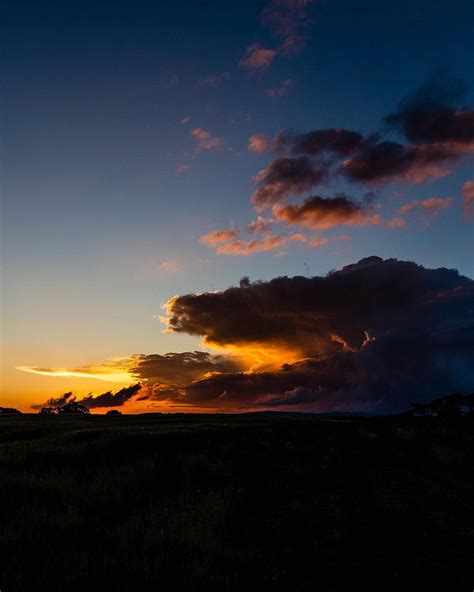 Fiery Skies Across Shropshire Danny Thomas Fiery Escape Wild