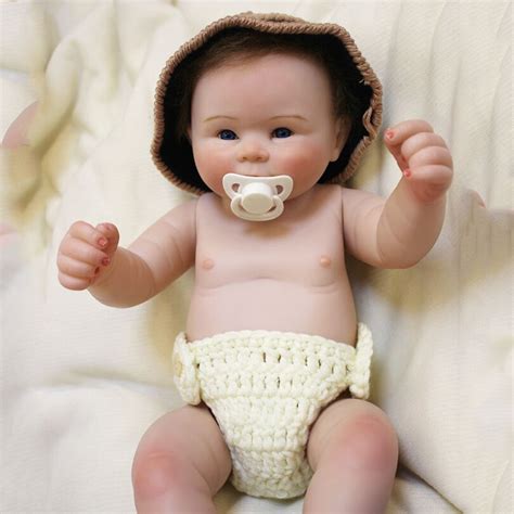 50cm Doll Reborn Soft Touch With Clothes Full Silicone Body Kawaii