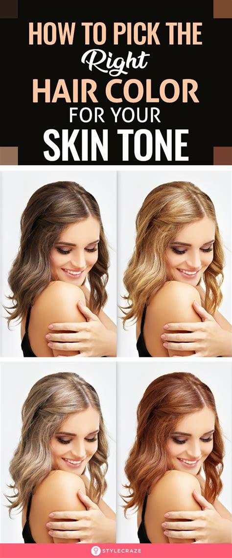 How To Pick The Right Hair Color For Your Skin Tone In 2020 Skin Tone