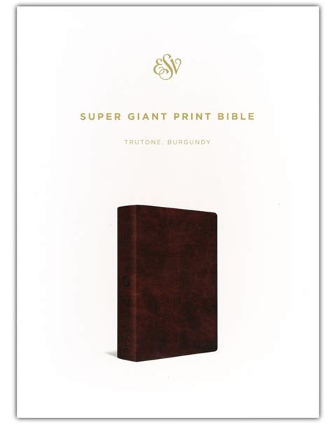 Esv Super Giant Print Bible Museum Of The Bible Store