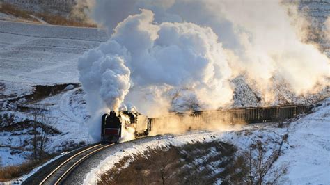 1366x768 Transport Train Steam Locomotive Freight Train Wallpaper