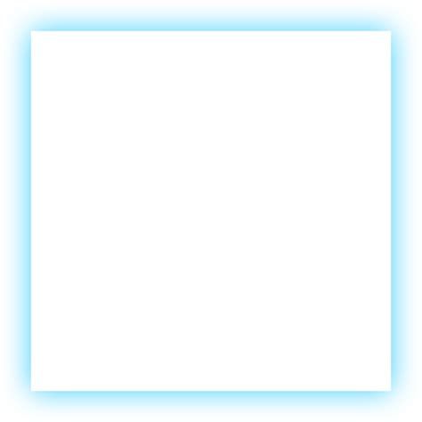 Download Square Frame Transparent Png Blue Neon Frame Png Full Size