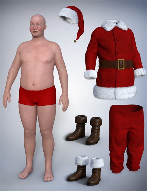 Santa Claus Suit And Character Daz 3d