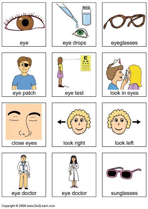 Do2learn Educational Resources For Special Needs Eye Doctor