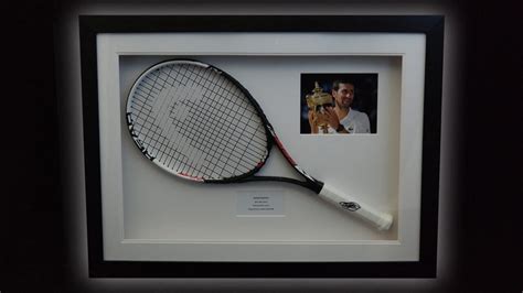 Novak Djokovic Signed Tennis Racquet Display Autographs Of The World