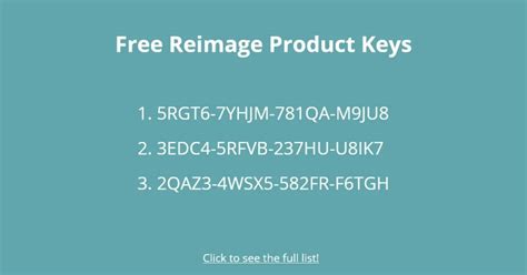 30 Free Reimage License Keys Followchain