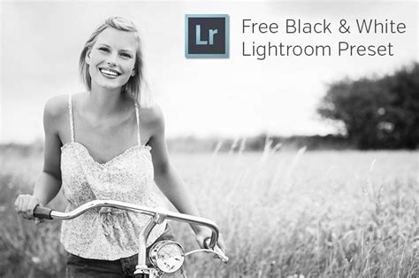 Compatible with both mac and pc. Free Black and White Lightroom Preset - Photoshop Actions ...