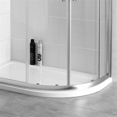 Corners can quite often become just empty spaces in your bathroom which become dusty and dirty, however a corner shower enclosure utilises these spaces in a practical and. Camaro Corner Shower Enclosure: 1300x760mm RIGHT HANDED ...