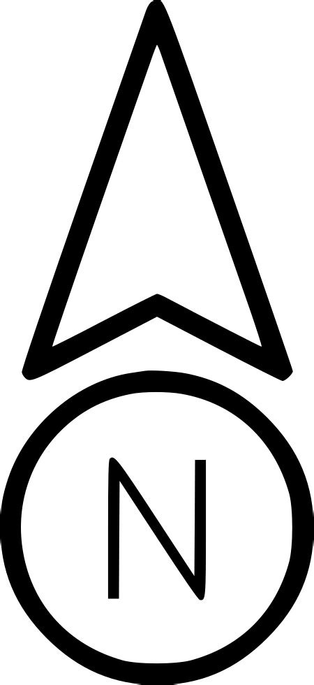 Download Arrow North Direction North Arrow Png Transparent Png